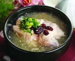 Ginseng Chicken and Rice Soup